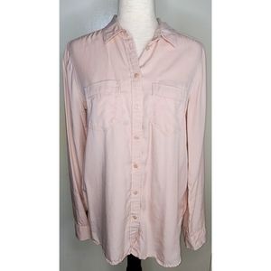 Women's EXPRESS lyocell light pink long sleeve small